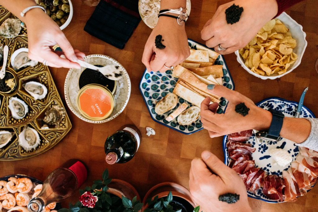 HOW TO SNACK: Holiday Guide for Eating Caviar + Oysters